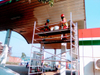 Mobile Custom Double Scaffolding with Climbing Ladder