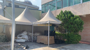 Pagoda Awning House Wedding Birthday Party Activity Tent 3x3m Aluminum Exhibition