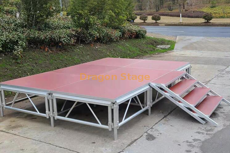 DIY Building A Modular Stage 8.54x4.88m