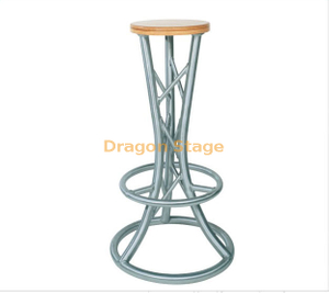 Modern Aluminum Truss Bar Furniture Table And Chair for Club / Truss Furniture Cocktail Table Aluminum Table Wooden Coffee Table