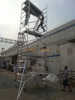 11.75m Aluminum Scaffolding with Hang Ladder Stand