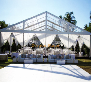Aluminum Structure Outdoor Event Tent Transparent Roof Wedding Marquee Tent 