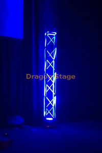 Used Aluminum Spigot Truss With Base Plate Moving Head Totem Truss
