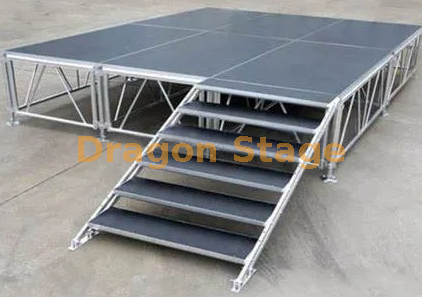 Aluminum Mobile Performance Portable Truss Display Stage Platform 15x2m