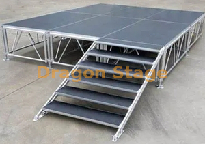 Aluminum Mobile Performance Portable Truss Display Stage Platform 15x2m