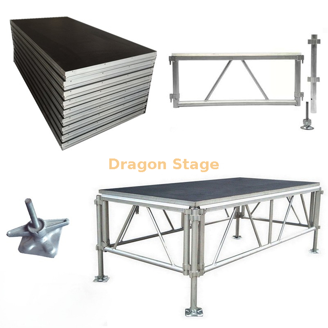 Aluminum Mobile Country Live Concert Stage 4x1m