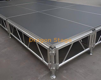 Live Music Performance Assemble Aluminum Modular Stage Platform for Wedding 17.08x3.66m