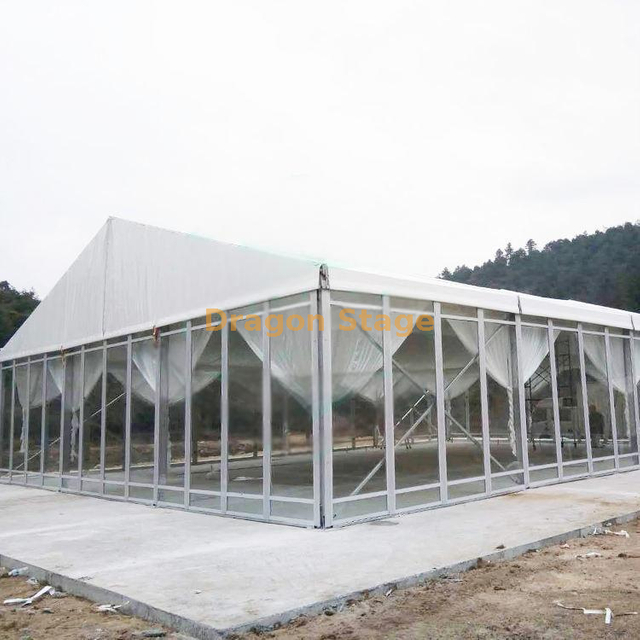 Party Wedding Commercial Banquet Marquee Tent with Glass Sidewall