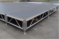 1.22x2.44m Portable Aluminum Alloy Concert Modular Mobile Stage 8.54x7.32m