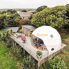 Waterproof Party Hotel Glamping Luxury Family White Dome Tent