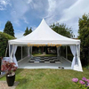 Small Garden Luxury Party Wedding Tent White Canopy With Clear Window