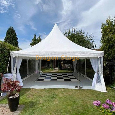 Small Garden Luxury Party Wedding Tent White Canopy With Clear Window