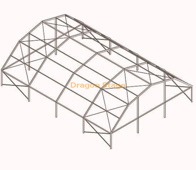 Aluminum 15m Span Polygon Event Tent (2)