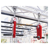 Suspension Rotating T-bar Handle Red