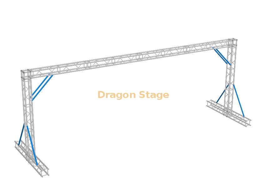 Aluminum Global Truss Goal Post Lighting Truss System 10x4m