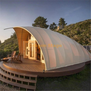 Design Party All-in-one Shell Shape Hotel Tent with Decoration