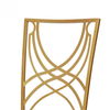 New Chameleon Steel Chair Hotel Wedding Chair Mesh Back Bamboo Joint Chair Metal Banquet Chair Outdoor Wedding Chair Straight Hair