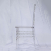 Wholesale of acrylic bamboo chairs by manufacturers, modern minimalist hotel restaurant dining chairs, plastic transparent bamboo chairs in stock