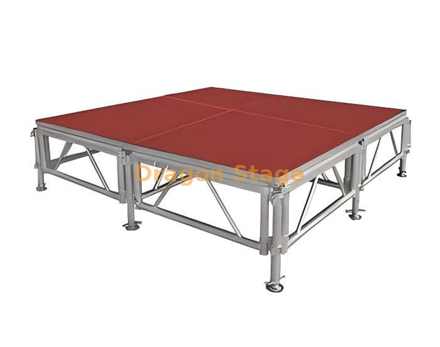 Concert Event 4*4ft Skid Proof Plywood Portable Stage Platform 17.08x7.32m