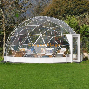 4-6 Person 8m Outdoor Vacation Camping Party Dome Tent For Tourist Attraction