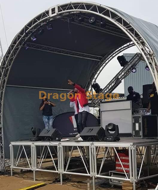 Aluminum Portable Stage For Concert Show Event 17.08x13.42m