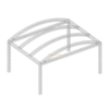 Aluminum Curved Roof Stage Trusses 8x6x4m