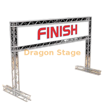 Sports Event Goal Post Aluminum Finish Line Truss for Hanging Banner 4x3m