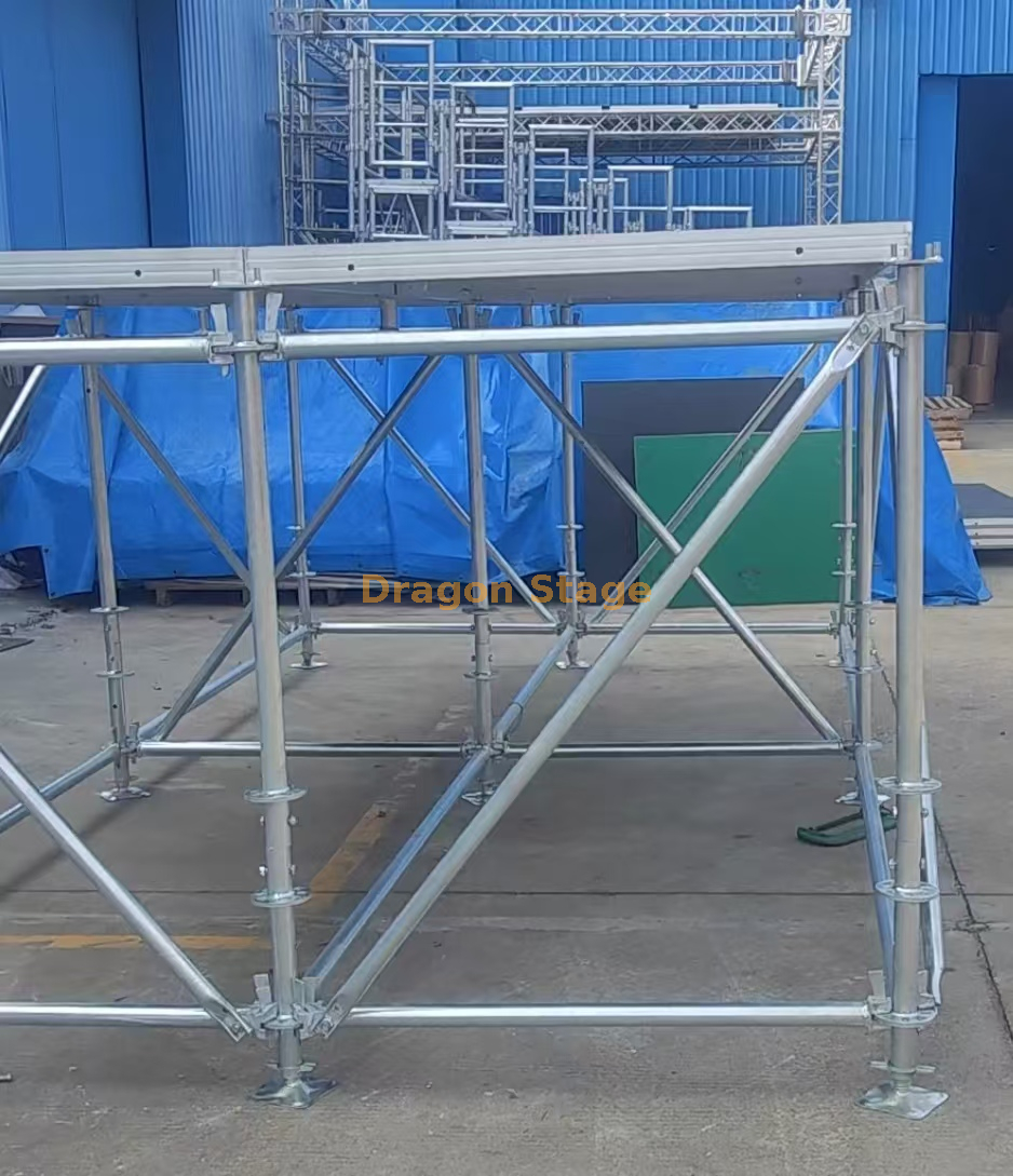 Portable Adjustable Mobile Steel Scaffold Platform 40x20ft (12x6m)