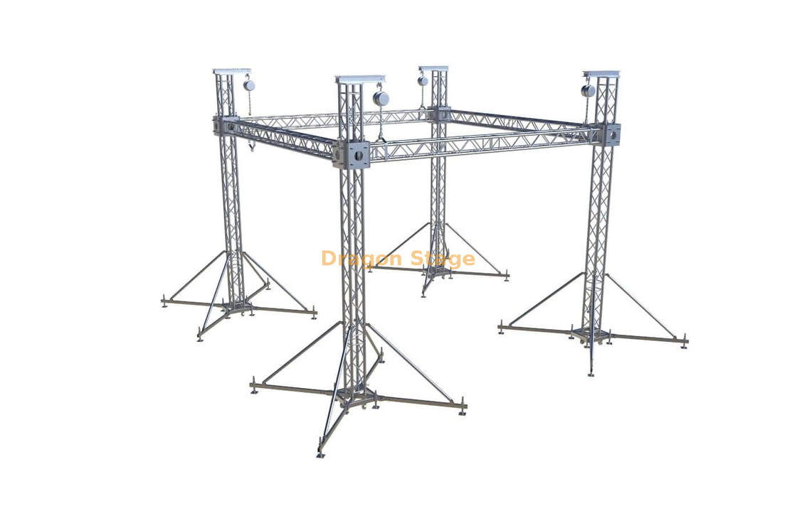 Aluminum Square Event Portable Concert Truss Stage 5x5x6m