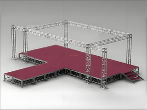 Aluminum Square Bolt Truss 300mm for Concert Stage 8x5x3m