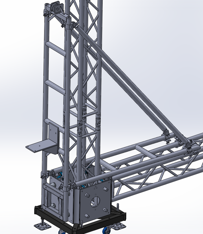290mm f34 truss pillar erector