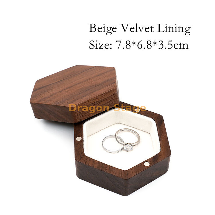 Gift Packaging Walnut Wooden Jewelry Box (2)