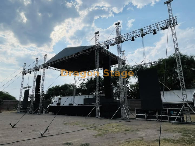  Modular Aluminum Event Roof Truss Stage for Concert 15x10x9m