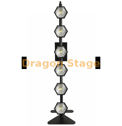 6 Linear Hexagonal COB Pixel Background Lights