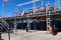Concert VIP Staging Platform 14x4.88x3m