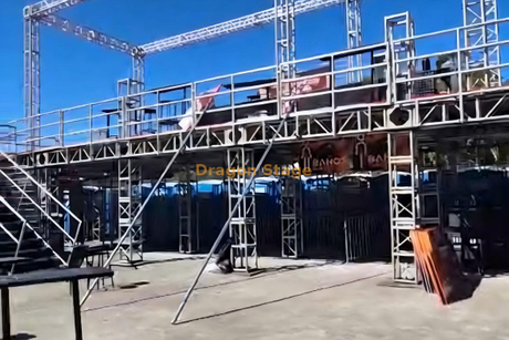 Concert VIP Staging Platform 14x4.88x3m