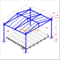 15x15x10m Heavy-Duty Square Roof Truss System (10m Height, Aluminum Spigot Truss)