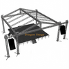 Aluminum Saddle Roof Stage Truss System 14x9x7m Outdoor Concert Stage with Speaker Wings