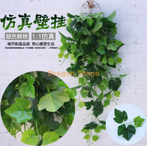 Simulated Violet Wall Hanging Orchid Large Embroidery Artificial Plastic Flower Silk Flower Transparent large leaf wire 1 bundle without basket - Style note