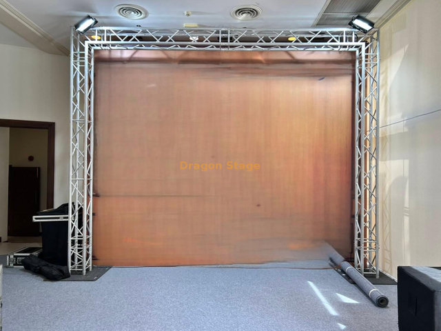 F34 Square Box Spigot Truss Goal Post 4x4m