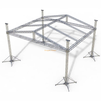Portable Custom Outdoor Stage Deck with Roof 10x8x7m