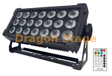IP65 Battery Powered Wireless DMX LED Linear Wash Light | 21×10W RGBWA+UV Bar Uplight