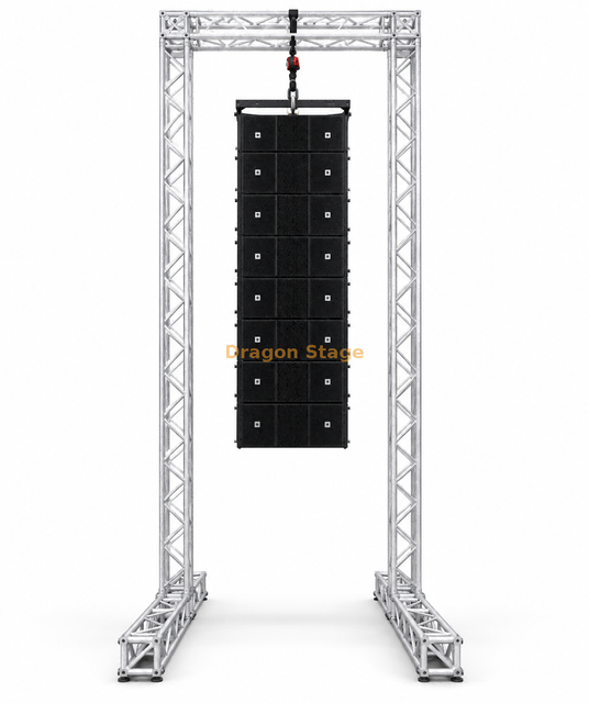 Outdoor Speaker Aluminum Stand Line Array Gentry Truss Tower 5m High