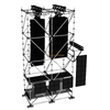 4x2x8m Ringlock Line Array Support System with Aluminum Truss, Working Platform and Water Ballast