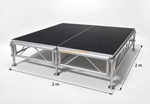 2x1m Aluminum Stage Platform for Concert Event Production with Different Height 2x2m