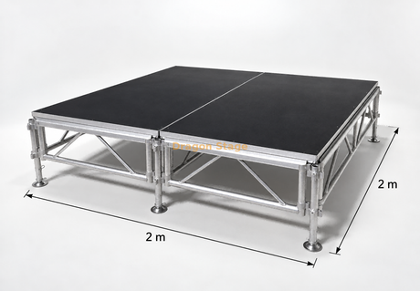 2x1m Aluminum Stage Platform for Concert Event Production with Different Height 2x2m