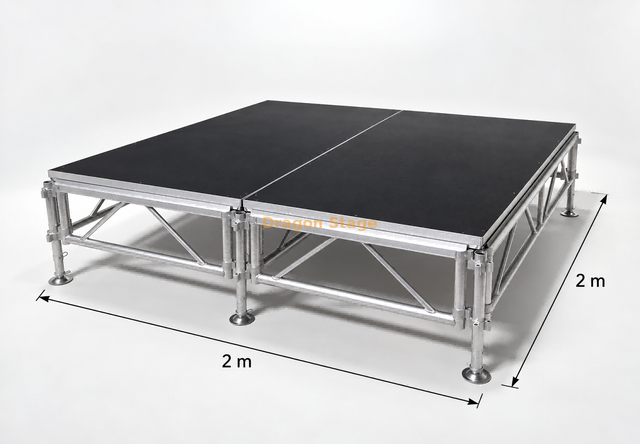 2x1m Aluminum Stage Platform for Concert Event Production with Different Height 2x2m