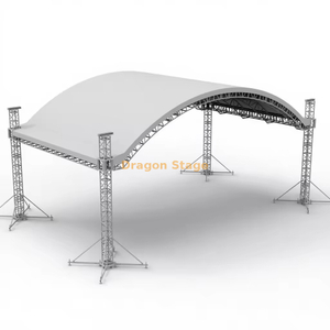 Arc Stand Frame Aluminum Curved Roof Truss 10x6x4m