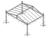 Outdoor Concert Silver Lighting Event Truss 12x9x6m