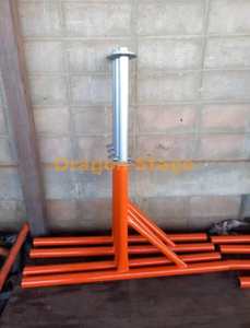 1m High Professional Steel Event Barrier Stand Pillar